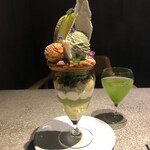 PATISSERIE ASAKO IWAYANAGI - パルフェビジュー メロン、ラムネ緑茶