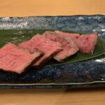 Genshiyaki Nihonshu Ame Nochi Hareruya - 短角牛