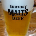 Echizen Gani Yama Ni Suis An - まずは、生ビールで乾杯 ¥670