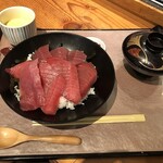 魚屋 - 鉄火丼セット968円