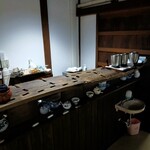 日本茶喫茶・蔵のギャラリー 棗 - カウンター