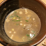 中華蕎麦 とみ田 - つけ麺　スープ割り
