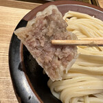 中華蕎麦 とみ田 - 焼売断面