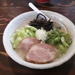 山嵐 本店 - 白スープ(850円)