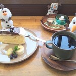 カフェテラス サクラ - 料理写真:ケーキセット930円（組合せにより値段変動）