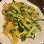 味香苑 - クラゲときゅうりの冷菜