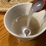 そば 三休 - 蕎麦湯