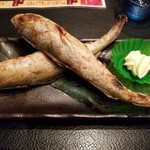 Sushi Sakana Isshin - こまい炙り焼き(680円)