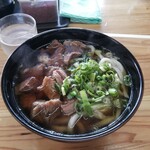 めん処 たけや - 肉うどん中750円