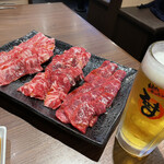 Yakiniku Horumon Sotoma - ロース、メガネ、ハラミ各2人前