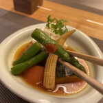 八百一本館 - きょうのお膳A（税込 2,500円）評価＝◎：【メイン】豚の肩肉のトマト煮