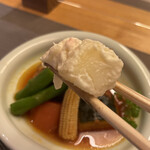 八百一本館 - きょうのお膳A（税込 2,500円）評価＝◎：【メイン】豚の肩肉のトマト煮