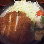 おかやま食堂 - ロースとんかつ定食