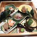 天ぷら　酒菜　醍醐 - 前菜。