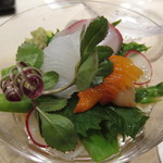 くろぎ - 鯛　魚素麺　あしらい色々