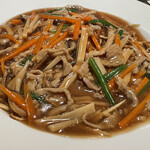 中国料理 四川 - 豚肉の細切り入り焼きそば¥1650