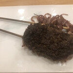 鮨　仙八 - ホタルイカのとも焼き
      　熊本の白味噌と木の芽と醤油