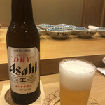 鮨　仙八 - 瓶ビール