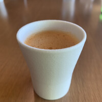 メゾン ケイ - ②【アミューズ】
                    魚介+西京味噌のビスク