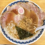 らーめんセンター トミオ - 煮干し中華そば＋チャーシュートッピング