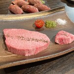 焼肉たかしま - 鹿児島黒牛フィレ 3600円