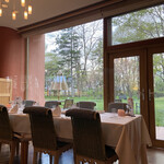 北海道ホテル - レストランから、お庭風景