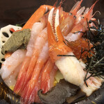井ノ弥 - ズワイ・甘エビ丼　2,400円