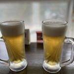 ドッグカフェわんすた - 生ビール　３５０円（税込）で乾杯♪