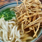 忠太郎茶屋 - かき揚げタイプのごぼう天。