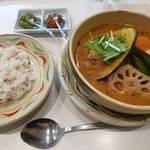 一灯庵 Sunpiazza - 2013.02 スープカレー御飯少なめ（▲５０円）