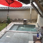 桜岡茶寮 - 露天です。