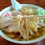 ゆたかや - 青竹手打ち麺のアップ