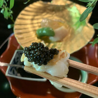 京都 吉兆 嵐山本店 - キャビアは他のお料理にも合うのでキープすべし！
