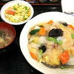 百鶴源 - 海鮮野菜あんかけチャーハン