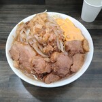 夢を語れ 千葉 - ラーメン500g 肉増しチーズ 全増し