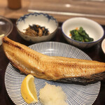 Sachi Fukuya Cafe - ほっけの塩焼とたっぷり大根おろしの定食