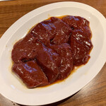 焼肉 ジャンボ - レバ焼 1230円