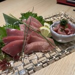 札幌駅北口酒場 めしと純米 - 本マグロ三昧盛合せ