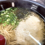 星野庵 - 暖かい山芋蕎麦