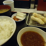 天ぷら食堂ゑびすや - 昼定食　500円　　　　　（2013/02）