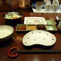 北新地　串かつ凡 - 着席時にはｾｯﾄされてました
