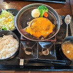 とろけるハンバーグ 福よし - ハンバーグ＋セット