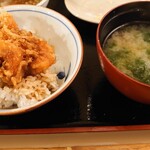Tempura Temmatsu - ミニ天丼とお味噌汁