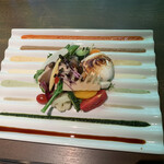 飛騨牛グリルばくろ - ◆ ばくろ最とびステーキランチセット　飛騨牛赤身（100g）　¥2,640
      （前菜ガーデンサラダ／最とびステーキ／土鍋炊きご飯／漬物／味噌汁）