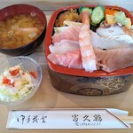 Fuku zushi - ランチちらし寿司大盛1000円