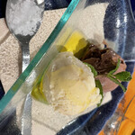 アイアン タイガー - アイスクリーム！オリーブオイルかけ。