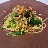 デルフィーナ - 静岡県駿河湾　桜エビのスパゲッティー・チネーゼ（中華風）
