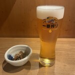 出汁とおでん わいく - 生ビール