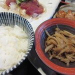 おいしい台所12カ月 - うどきんぴら。ご飯半分で。