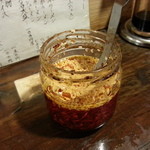 いせのじょう - 自家製のラー油です（２０１３年２月）。